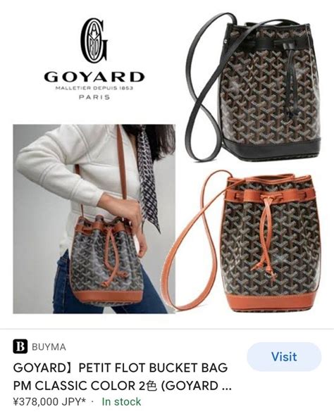 prix sacs goyard|Goyard bucket bag price 2023.